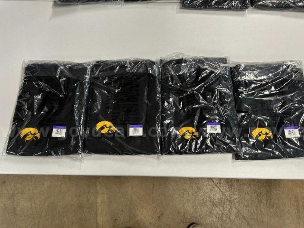 Lot of 4, Nike "Hawkeye Logo" Sweatpants, Black in color. Size: 3XL