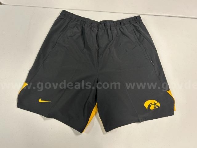 Lot of 1, Nike "U of I" On-Field Shorts, Black in color. Size: XXL