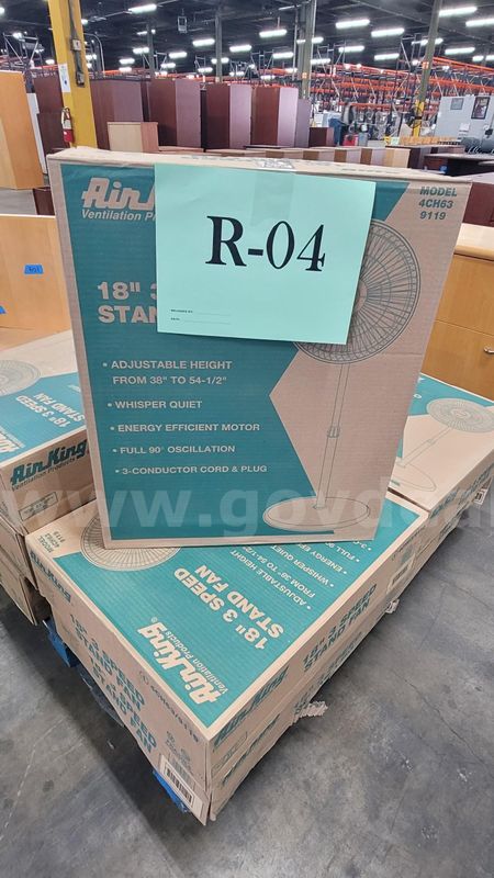 **** 18 Inch Air King 3 Speed Stand Fan ****