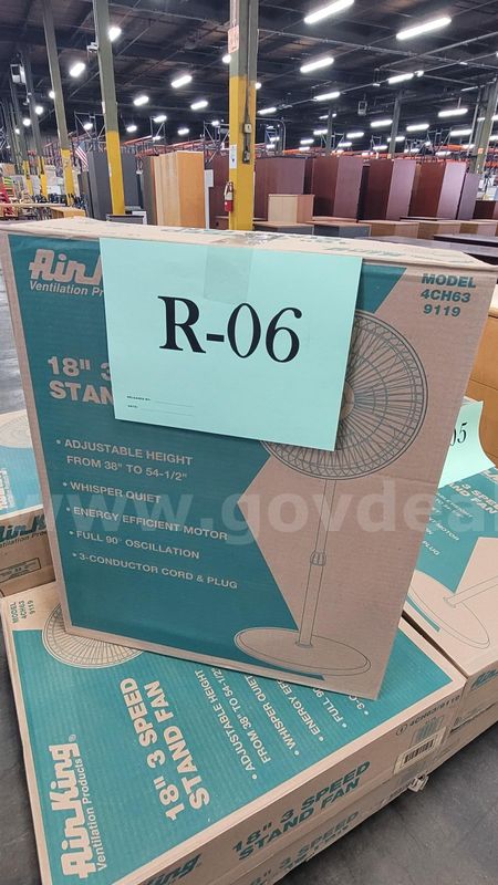 **** 18 INCH AIR KING 3 SPEED STAND FAN ****