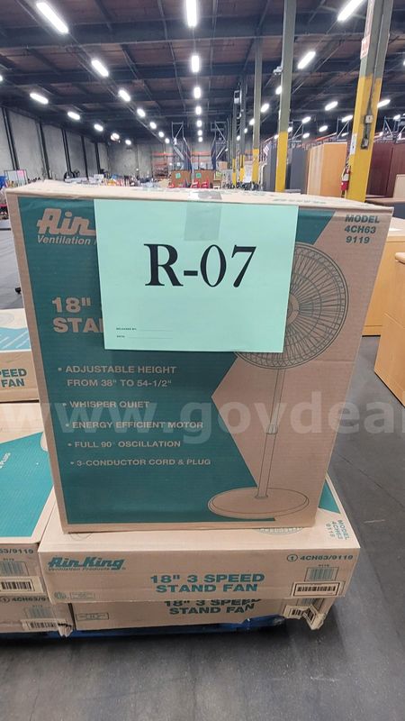 **** 18 Inch Air King 3 Speed Stand Fan ****