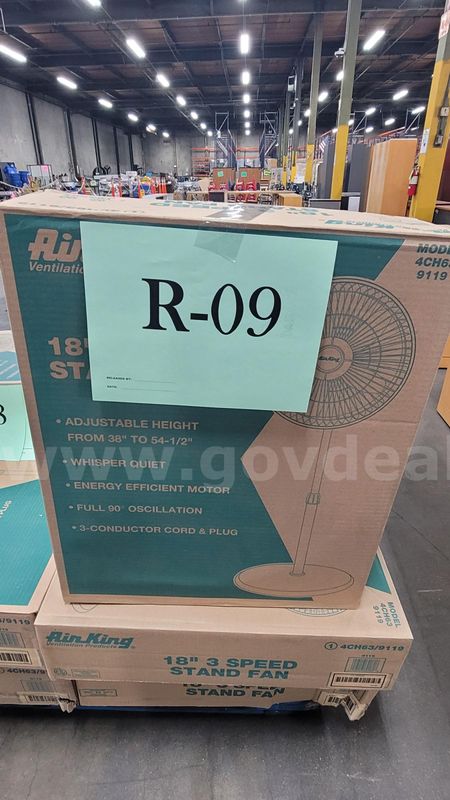 **** 18 Inch Air King 3 Speed Stand Fan ****