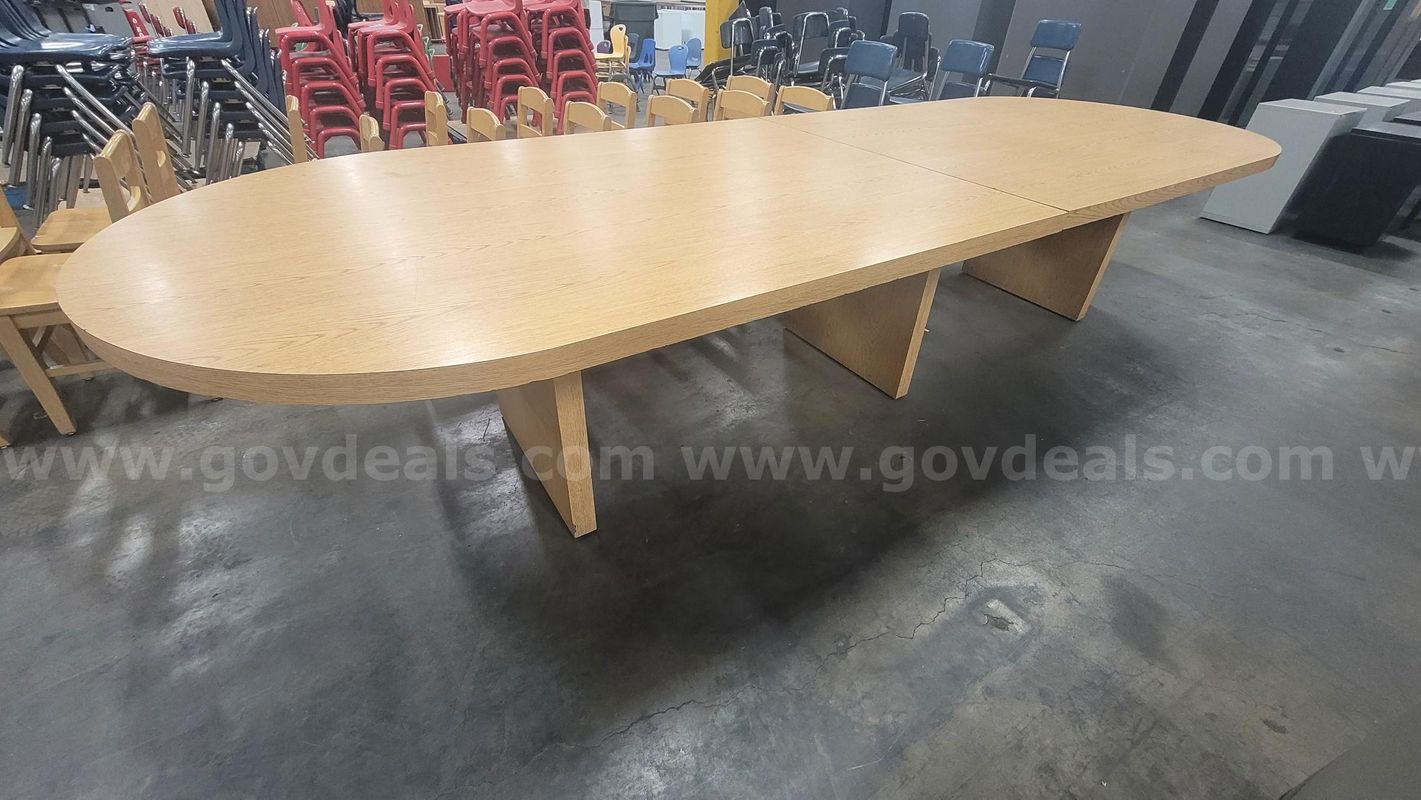 **** Boat Shape Conference Table Dimension 12 Ft X 4 Ft ****