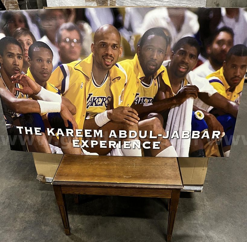 **** Retro Kareem Abdul-Jabbar Lakers Wall Poster Print **** (I)