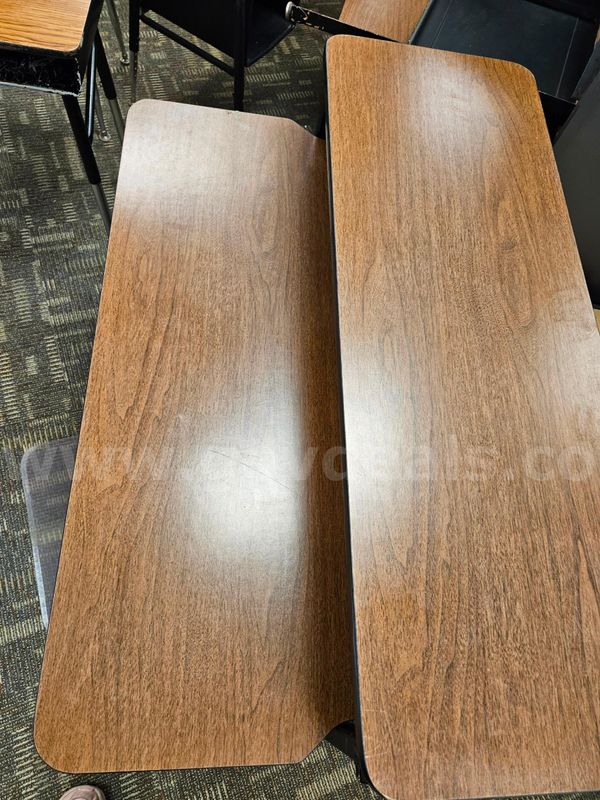 Teacher Computer Workstation Desk with Monitor Shelf