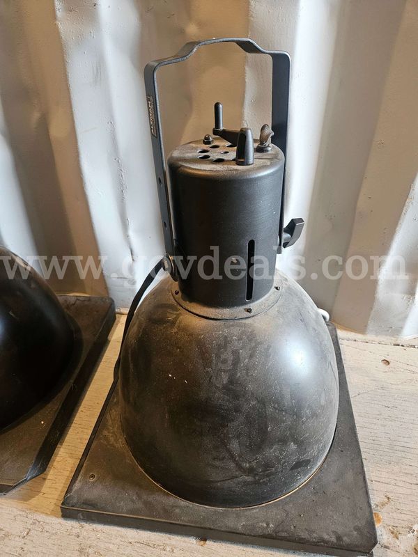 Lot of 3 – 14" Scoop Stage Lights / Theater Lighting Fixtures