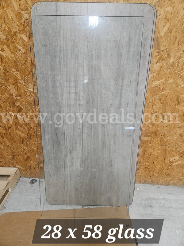 Glass Desk Top 28 X 58