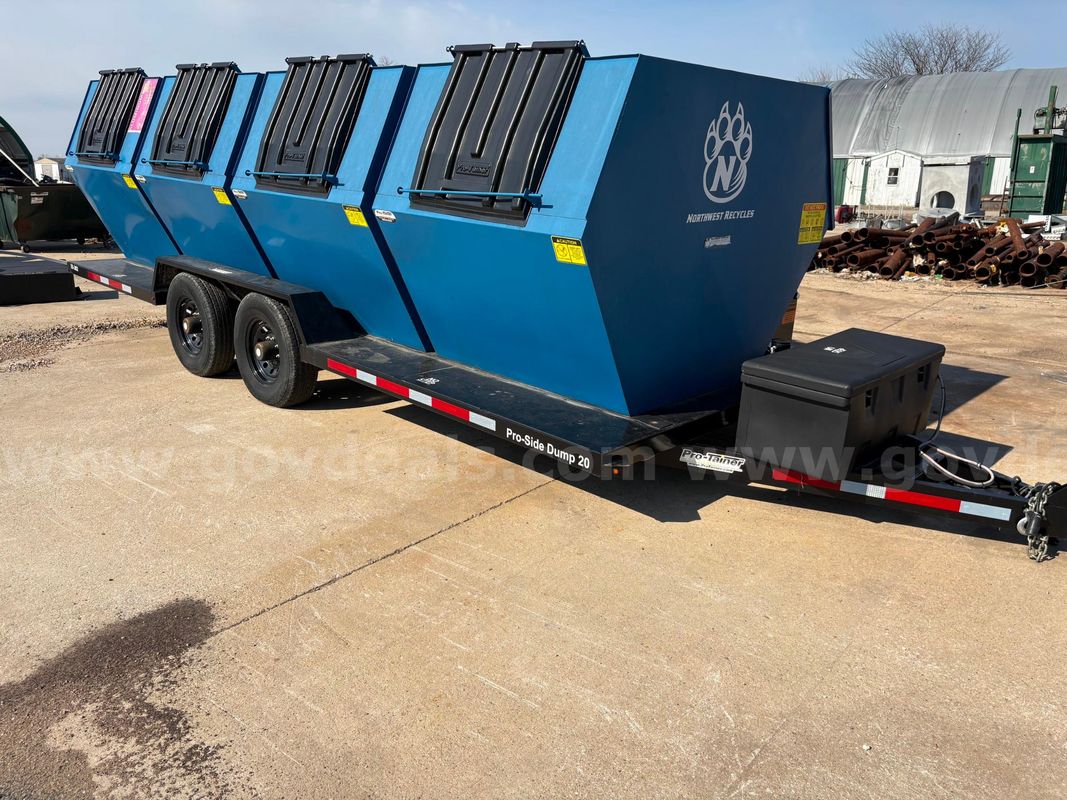 Pro-Tainer Side Dump Trailer