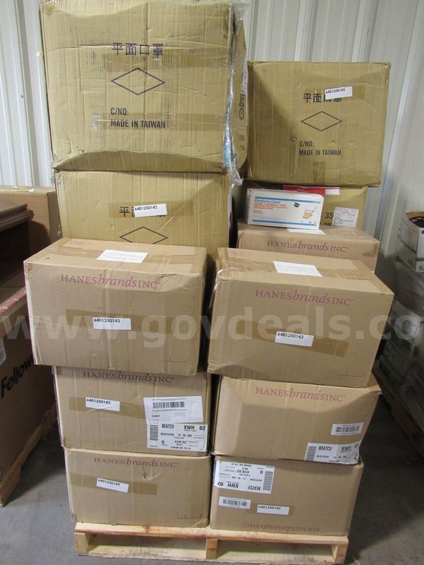 Pallet of Medical Face Masks