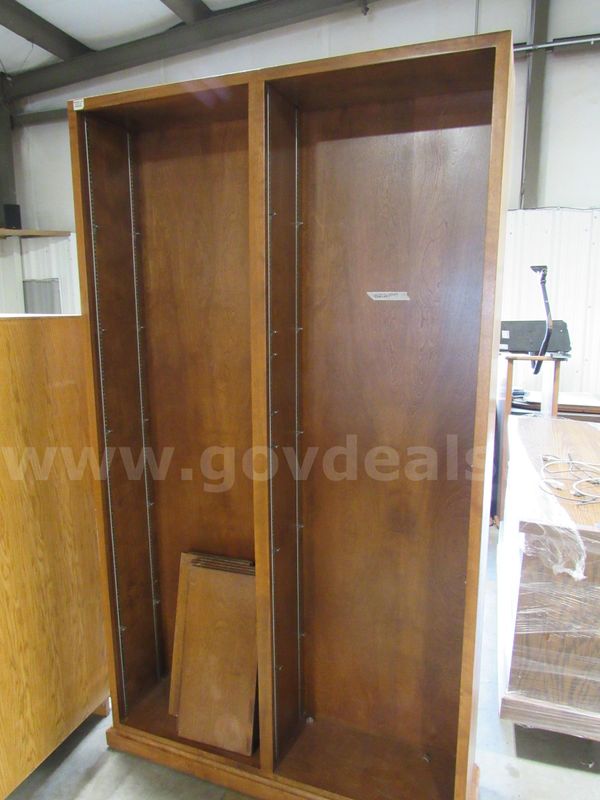 Wood Bookcase w/Shelves