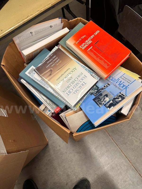 2 Boxes of Hardback Books on Social and Police Work