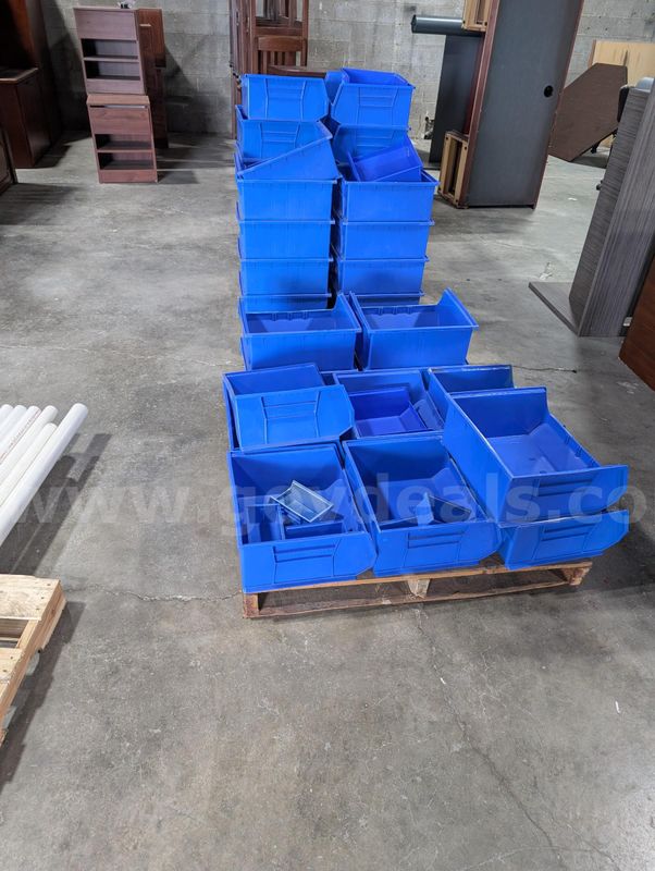 37 Plastic bins
