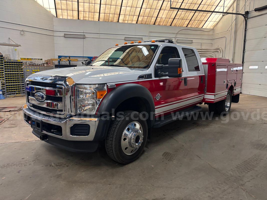 2011 Ford F-550 Fire Rescue Truck W/ Grass Fire Skid