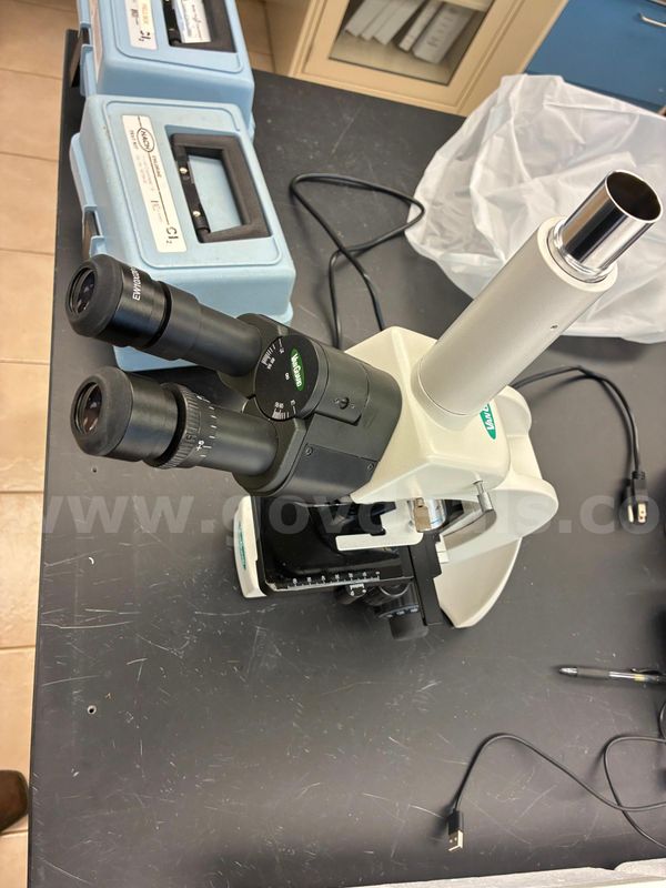 Microscope and chlorine meters