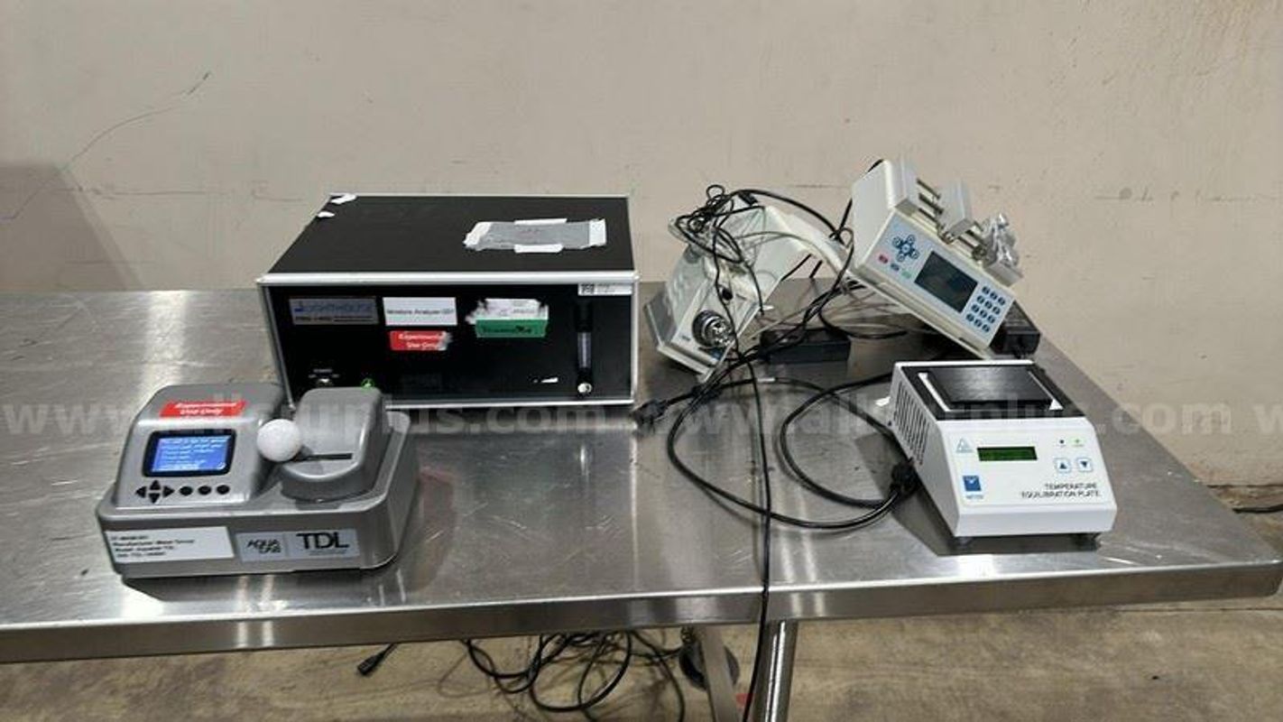 4 Pcs., Measuring Equipment. Mfg: Aqualab, Meter, Lighthouse, Chemyx | Models: TDL, IC20, FMS-1400, Fusion101