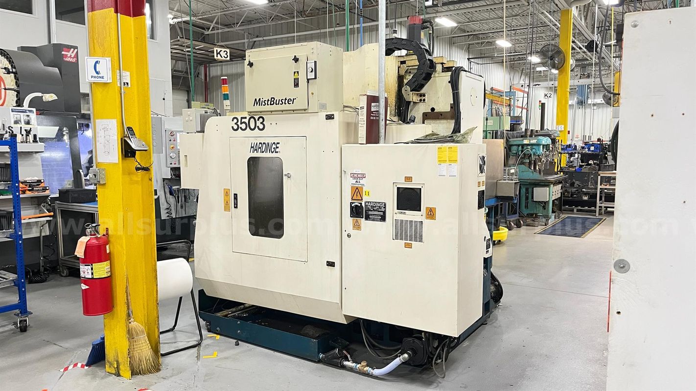 Hardinge VMC-600II 3-axis CNC Vertical Milling Machine (#3503)