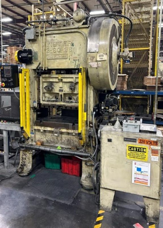 Minster Machine P2-60-36 Straight Side Stamping Press
