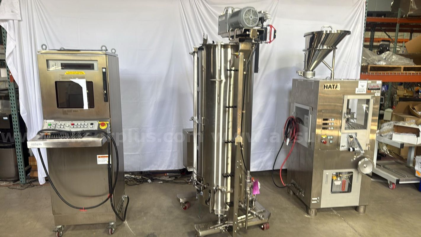 3pcs Hata International Rotary Tablet Press RC Series | Control Panel | HyPerforma Single-Use Bioreactor