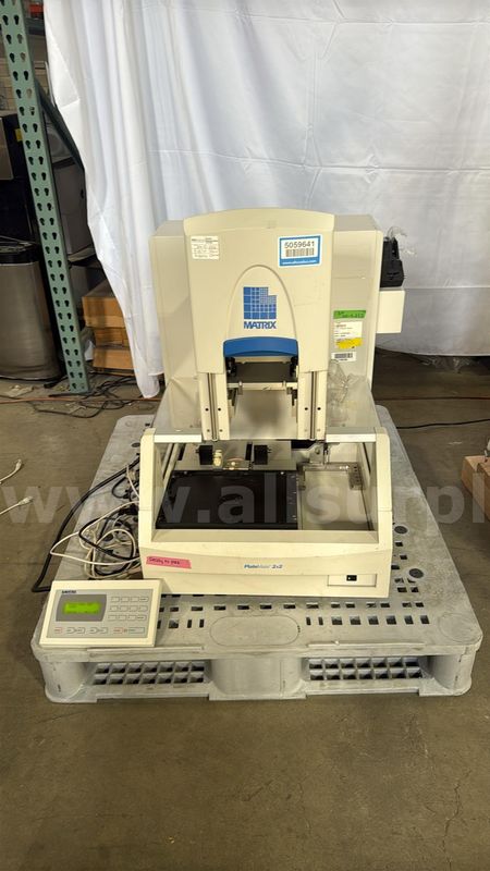 Matrix PlateMate 2x2 Automated Liquid Handling Workstation, S/N 3019222, External Keypad, 2-Plate