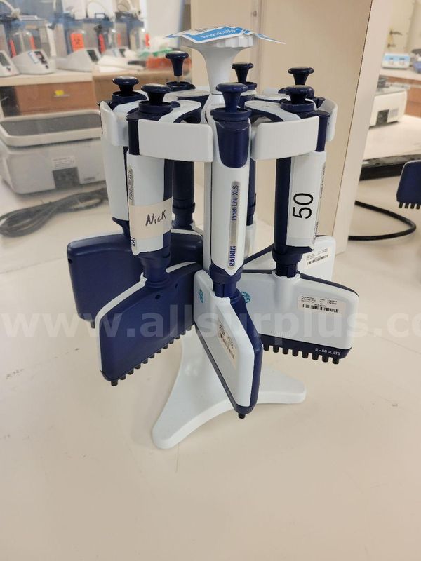 7pcs Rainin Pipet-Lite XLS Multi-Channel Pipettes