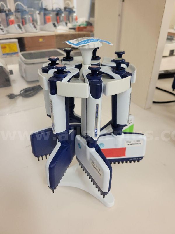 7pcs Rainin Pipet-Lite XLS Multi-Channel Pipettes