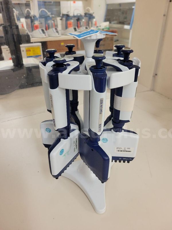 7pcs Rainin Pipet-Lite XLS Multi-Channel Pipettes