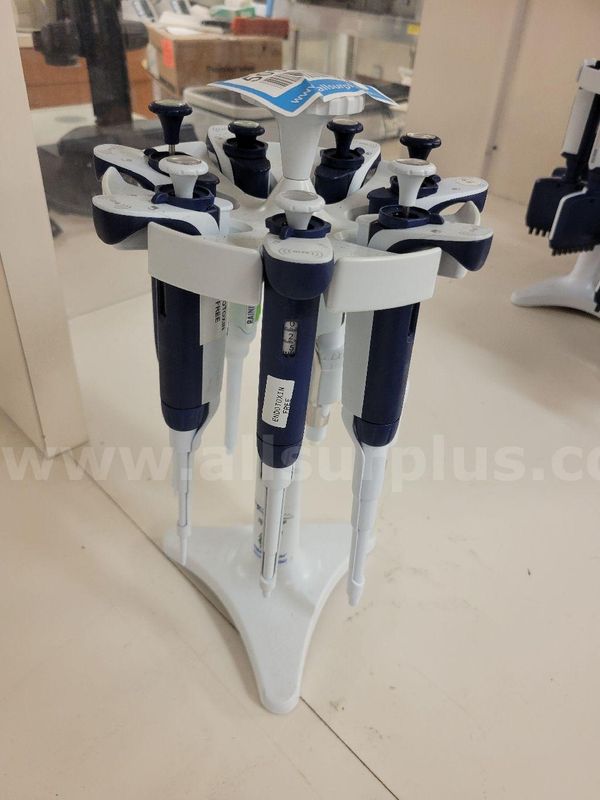 7pcs Rainin Pipet-Lite XLS Single-Channel Pipettes