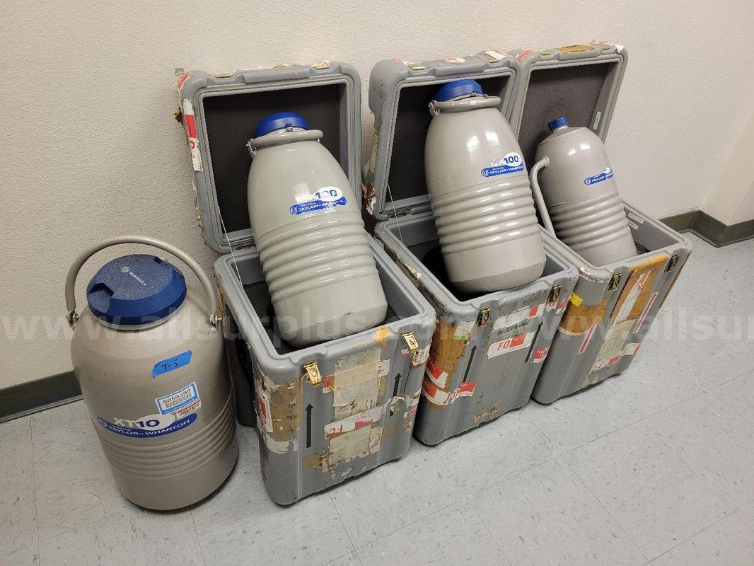4pcs Taylor Wharton Cryogenic Dewars