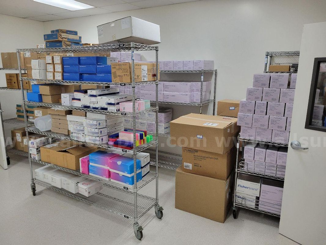 Large Lot of Laboratory Consumables