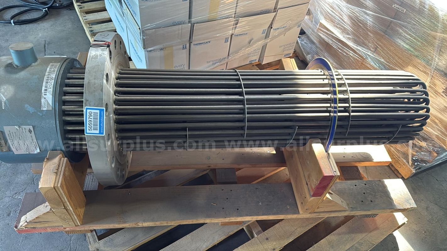 120 kW 480V 3-Phase Flanged Immersion Heater, Heat Exchange & Transfer FHXE1254S-120-50S-483