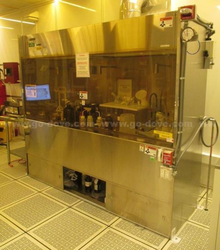 Terra Universal 7018-03 120799 Stainless Steel Wet Processing Ventilation Bench, 8ft