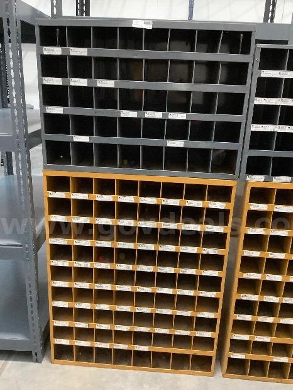 Vintage Pigeon Hole Parts Bin
