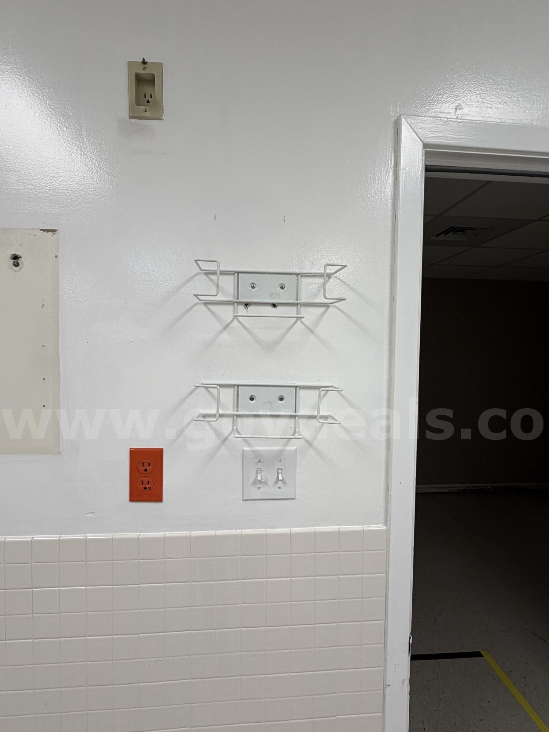 Set of 4 Wall-Mounted Glove Racks