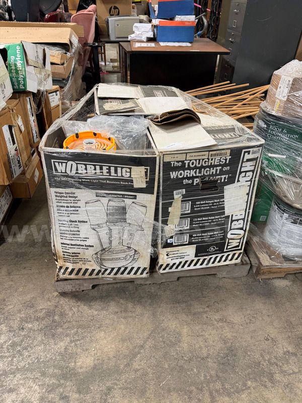 Lot of 3 ProBuilt Metal Wobble Work Lights