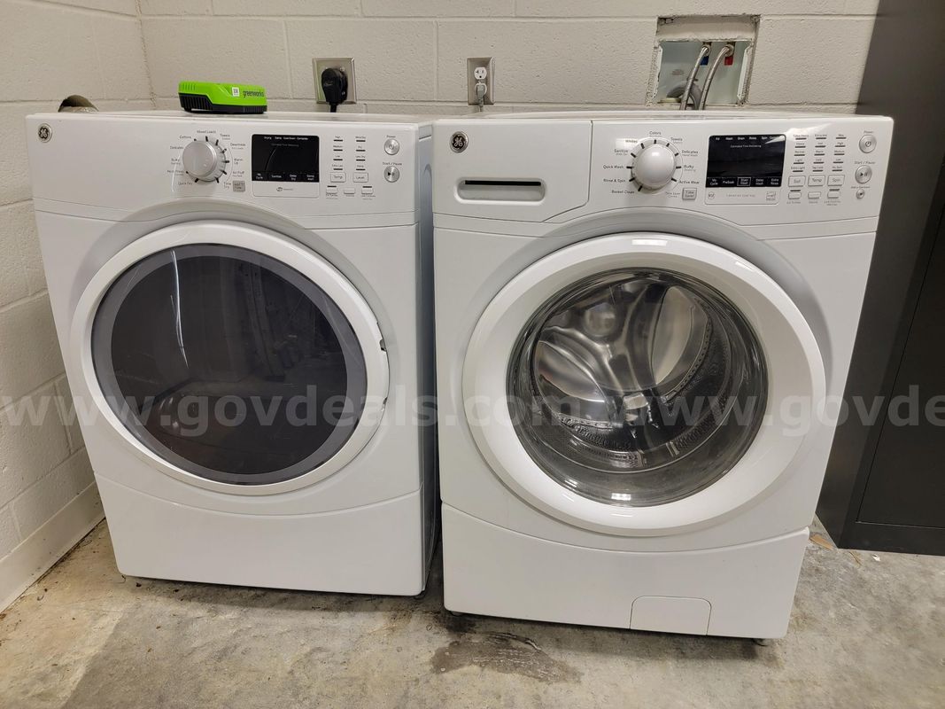 GE washer and dryer.