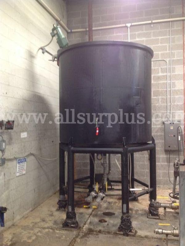 1100gal Stainless Steel Mixing Tank with SPX Mixer W/ Agitator, Qty 1