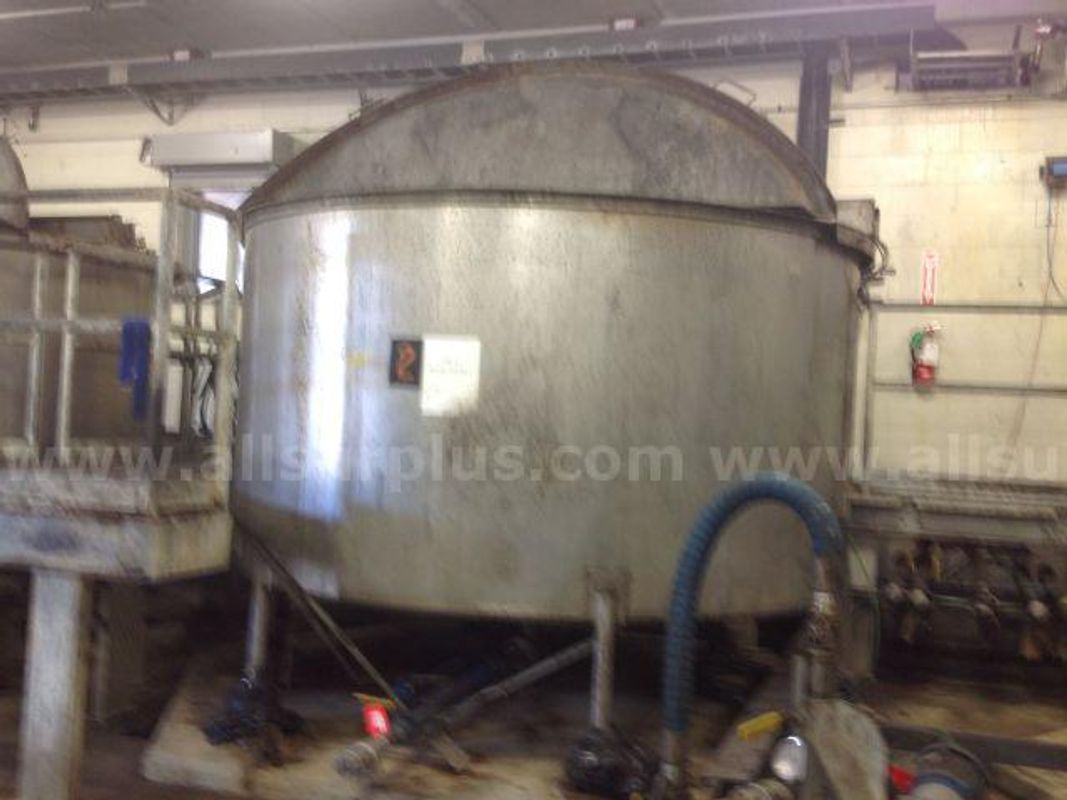 2500gal Stainless steel mixing tank with SPX Mixer and Agitator