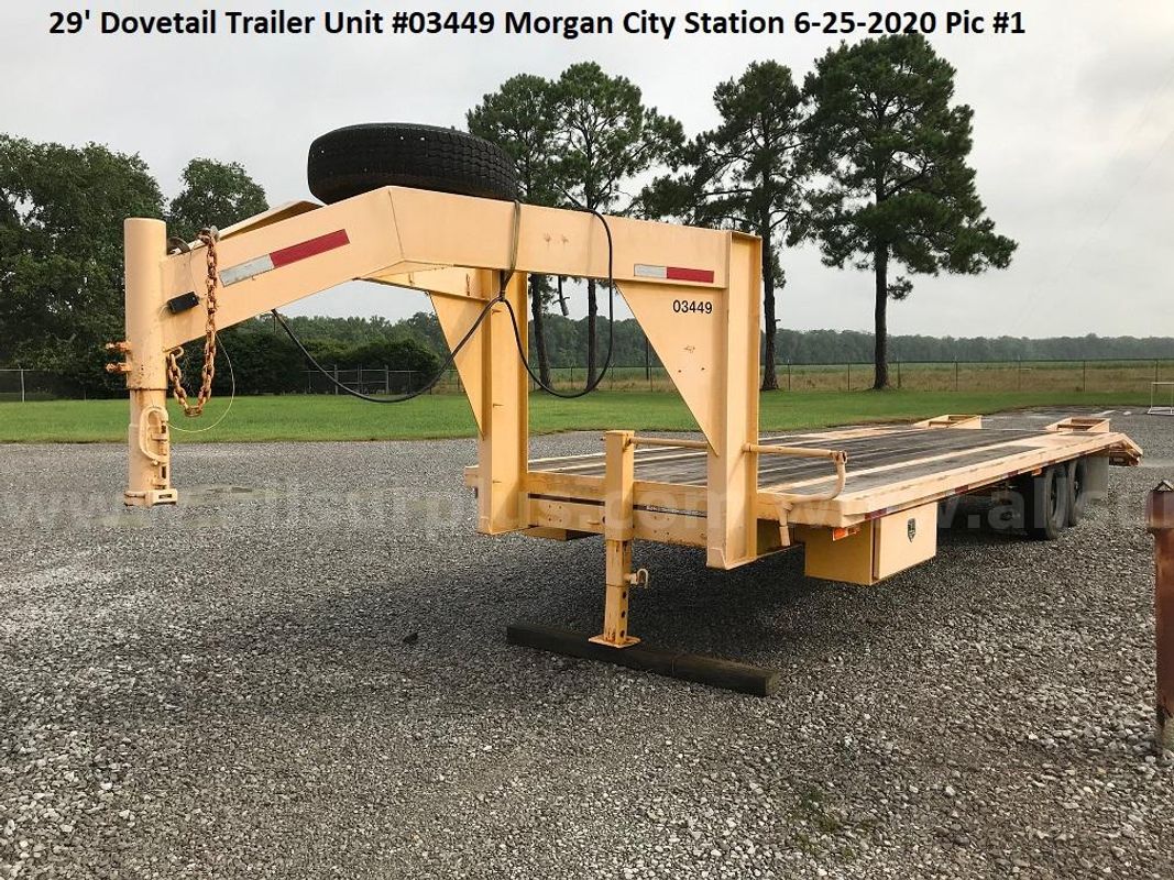 Dovetail Trailer, THIB, 29ft