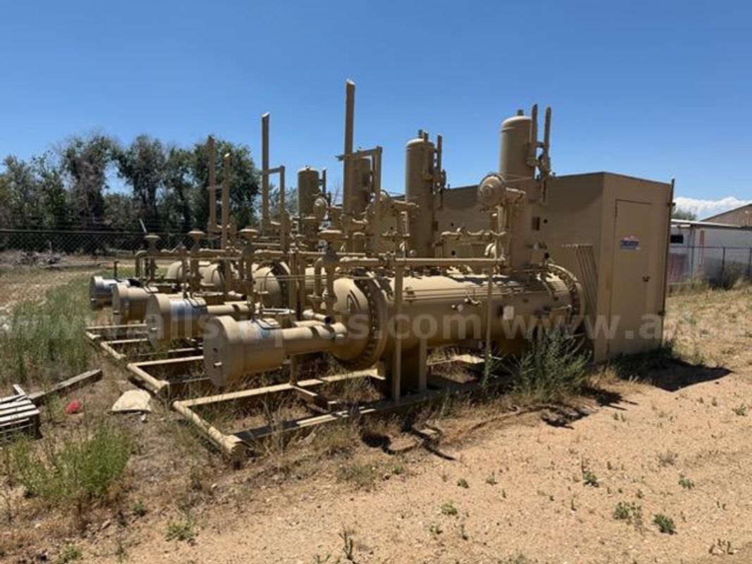 Heater Treater, Horizontal, 30in x 10ft S/S, 125PSI, 500,000 BTU/HR, Unused, Qty 4