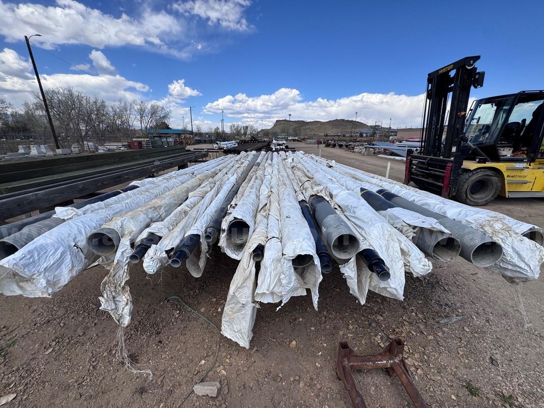 Light Poles, 25ft - 35ft, Unused, Qty 50