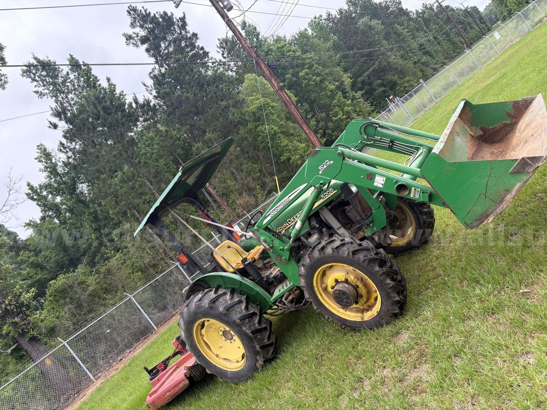 Tractor, 2005 John Deere, Model 5205 w/ Shredder