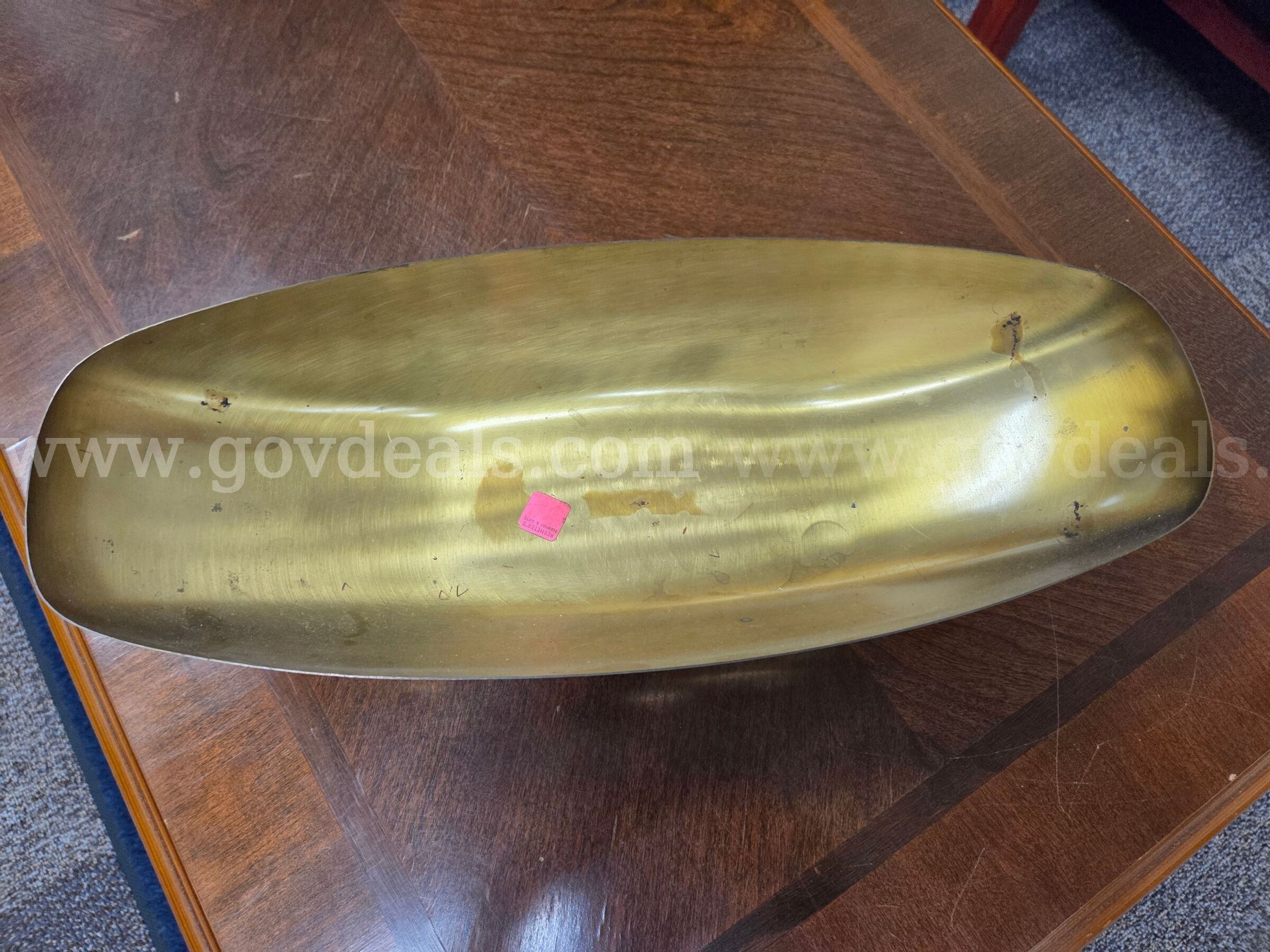 Gold Finish Pedestal Bowl