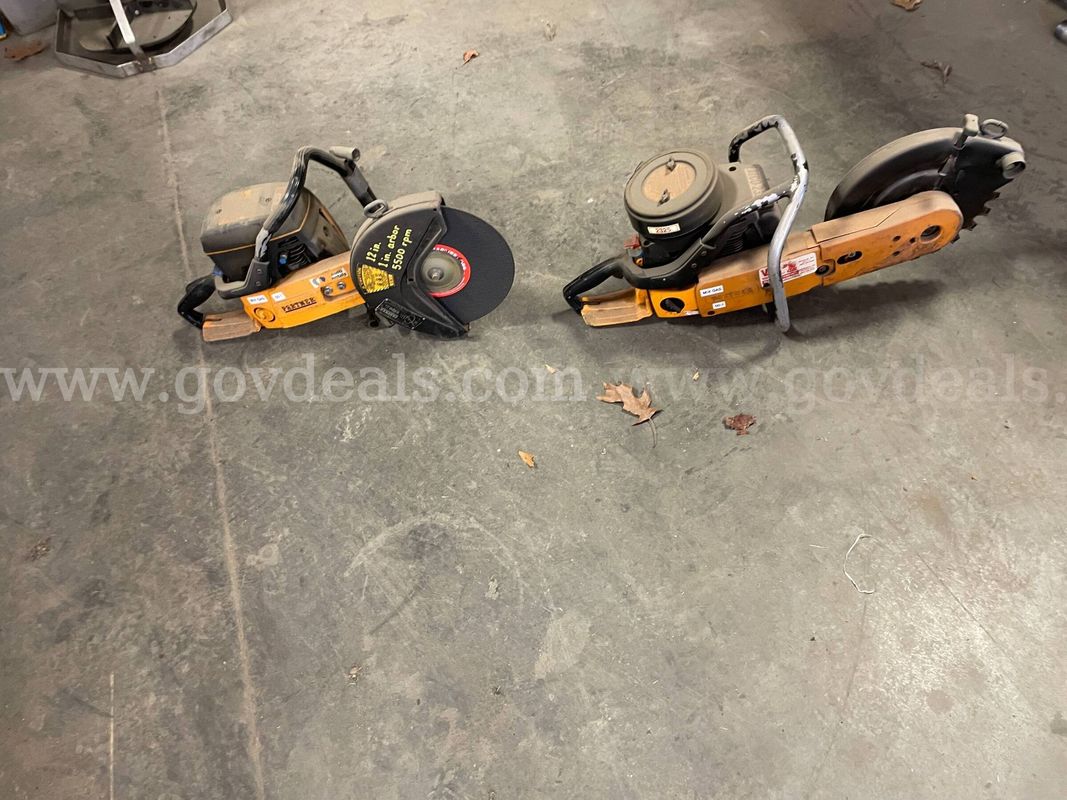 Lot of Two (2) Partner Industrial Circular Saws