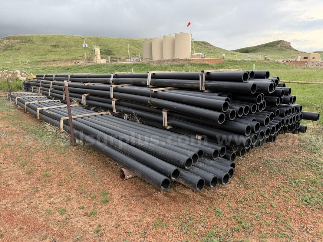 Pipe, HDPE, 6in SDR 11, 4710 Pipe, ASTM F2619, Unused, Qty 5,800ft, 116jts