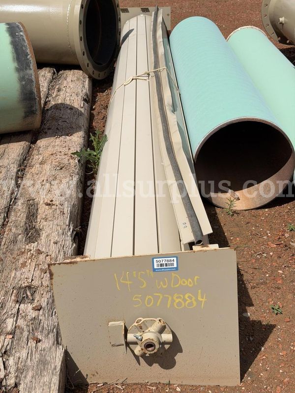 Roll Up Garage Door, 14.5ft Wide, Unused, Qty 1
