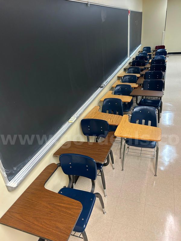 Lot of 10 School Desks (Blue)