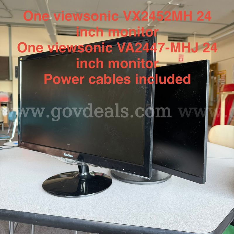 Lot of 2x ViewSonic Monitors