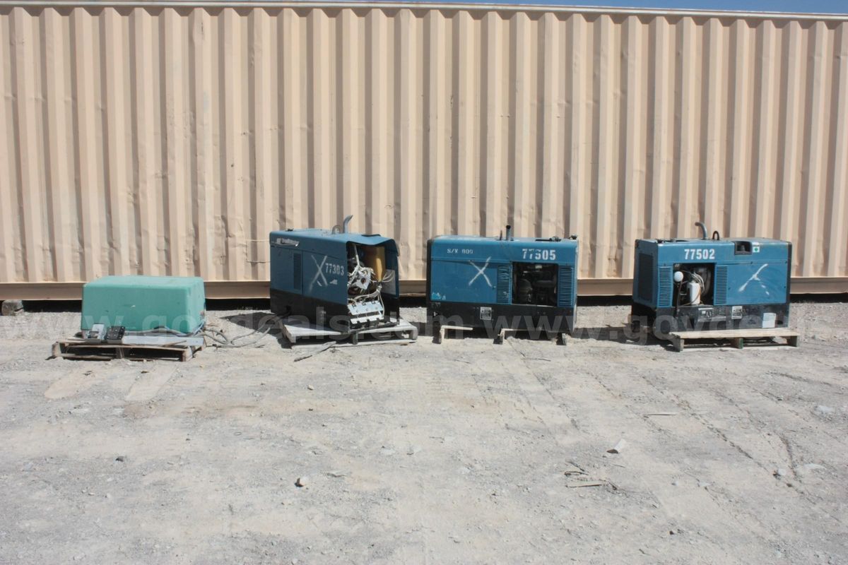 MSTS FY26-083: Lot of (4) Generators