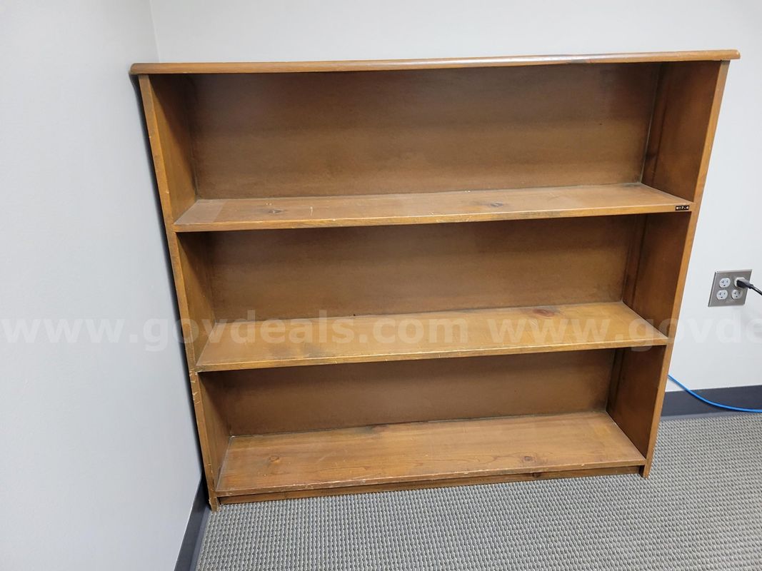 Wood Bookcase - 44"H x 48"W