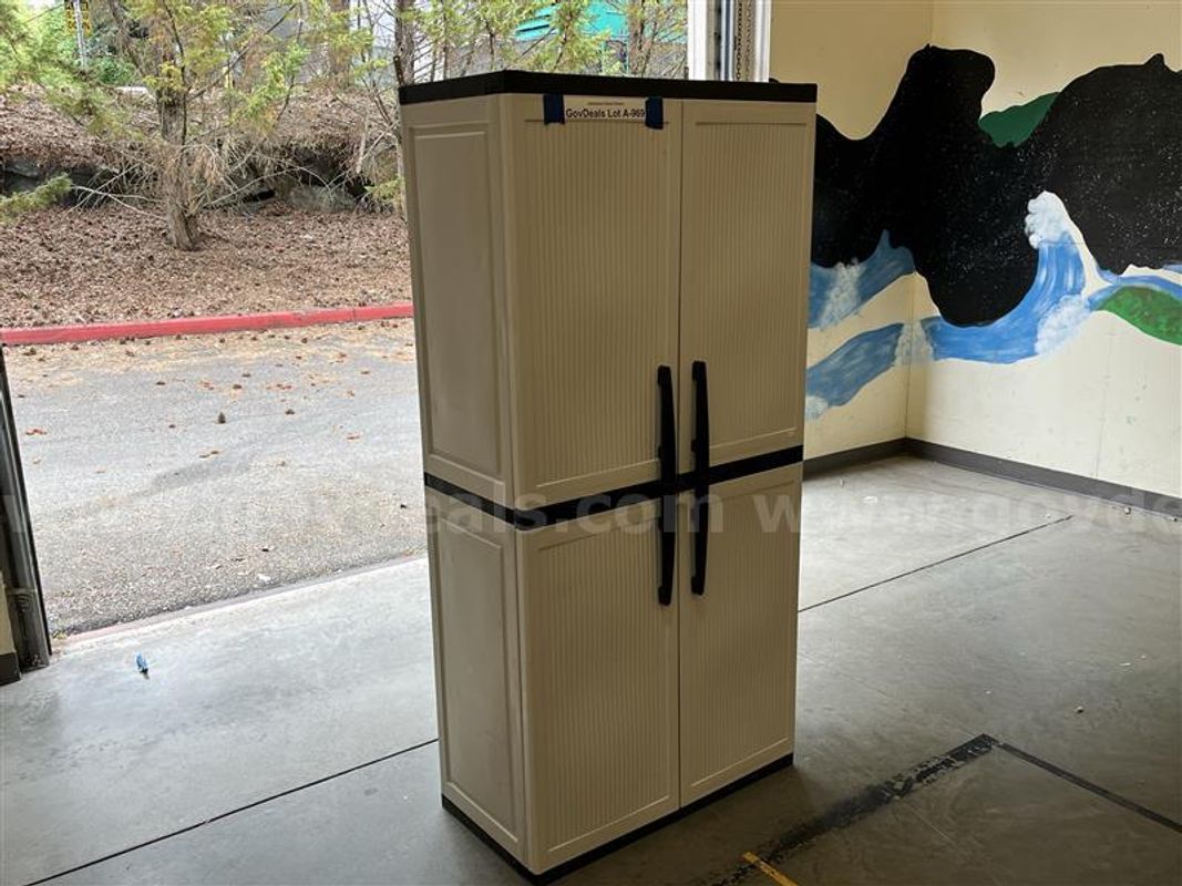 Plastic Cabinet Lot A-969